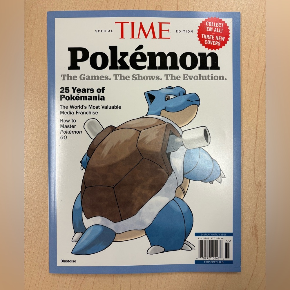 Pokemon x Time Magazine! *Special Edition 2025 BLASTOISE Cover💙